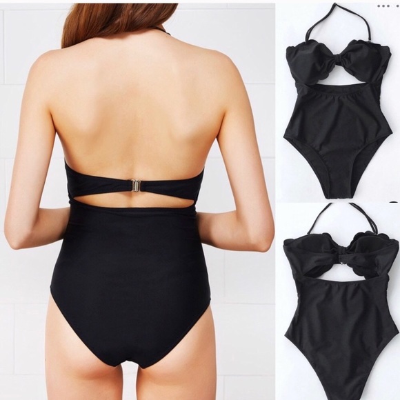 SOLD!! NWT Cupshe high waisted one piece swim suit - Picture 2 of 3